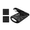 Cecotec Appareil à sandwichs RocknToast Family 3in1. 1500 W, capacité pour 4 sandwichs, revêtement antiadhésif, 3 plaques in