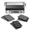 Braun MultiGrill 9 CG 9167, gril de contact avec plaques grillades, plates et gaufrées et sonde de température, positions de 