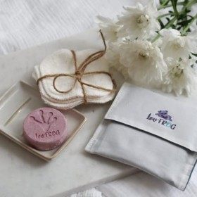 LovFrog Démaquillant Visage Solide certifié Bio | Peaux normales à sèches | Vegan | Biodégradable | Zéro Déchet | Fabriqué e