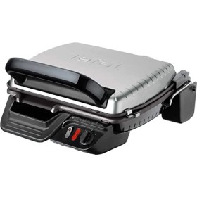 Tefal Ultra Compact Grill électrique, Position barbecue, 2000 W, Cuisson saine, Plaques antiadhésives compatibles lave-vaisse