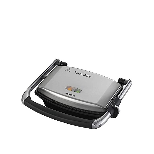 Ariete 1911 Toast & Grill Plaque mince antiadhésive à rayures et design élégant