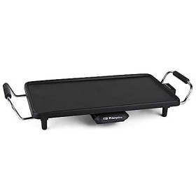 Orbegozo TB 2203 - Planche à griller, antiadhésive, thermostat réglable, poignées toucher froid, 2000 W