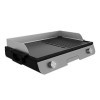 Cecotec PerfectRoast 3000 Barbecue électrique en inox 3 000 W, surface de cuisson mixte, revêtement anti-adhésif Rockstone, t