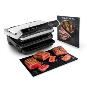 Tefal OptiGrill Elite XL Grill électrique, Cuisson auto Guide intuitif, 16 programmes, Aliments congelés, Viande marquée, Mod