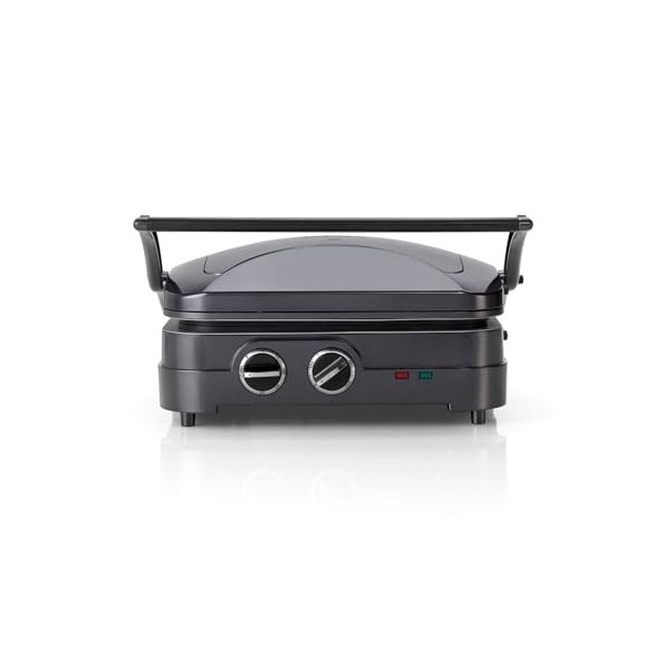 Cuisinart GR47E Griddler Elite, plaques amovibles, grill double face ou ouvert à plat, Gris