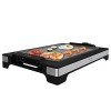 Cecotec Tasty&Grill 2000 Inox LineStone, Puissance 2000 W, finitions acier inoxydable, Thermostat réglable, surface Grill, re