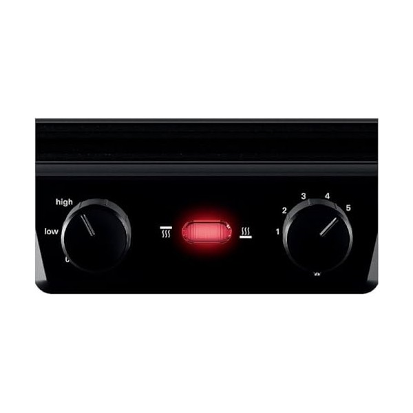 Bosch TCG4215 Barbecue de table 3 en 1 avec contrôle individuel de la température, égouttoir à graisse, plat à gratin et plaq