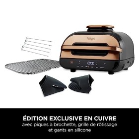 Ninja Foodi MAX Health Grill & Air Fryer, 6-en-1, Griller, Frire, Cuire, Rôtir et plus, 3,8L, Pièces Lavables au lave-vaissel