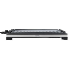 Petra Grill Electrique 2 en 1 - Double Plaque de Cuisson Antiadhésive, Plancha Flat Grill & Griddle, Poignée Cool Touch, Plat