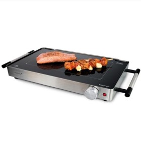 Korona 46100 Barbecue électrique de table | Surface de cuisson en vitrocéramique SCHOTT allemande | 2 en 1 et plaque chauffan