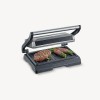 SEVERIN Multi-gril viande compact, Gril électrique multifonction pour légumes, steaks et paninis, Gril viande avec plaques an
