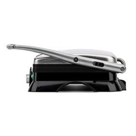 H.Koenig Grill Plancha Electrique de Table Inox Professionnel GR20, Grande surface de cuisson, Hauteur et Température réglabl