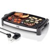 LEBENLANG Plancha Électrique 2200 watts - pour 4-8 Personnes I Grill Portable de Taille XXL pour lIntérieur I Plancha Électr