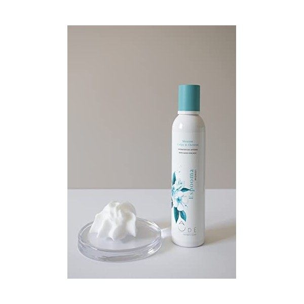 Mousse hydratante Monoï corps et cheveux -350ML-"Espooma"