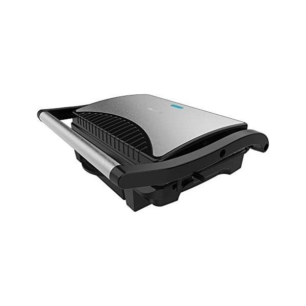 Cecotec Grill électrique 750 Full Open .Revêtement en pierre RockStone, antiadhésif maximum et meilleur nettoyage, ouverture 