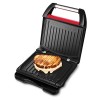 George Foreman Barbecue Grill électrique Multifonction & à panini / sandwich, [Plaques antiadhésives - 3 Portions] Compact Ro