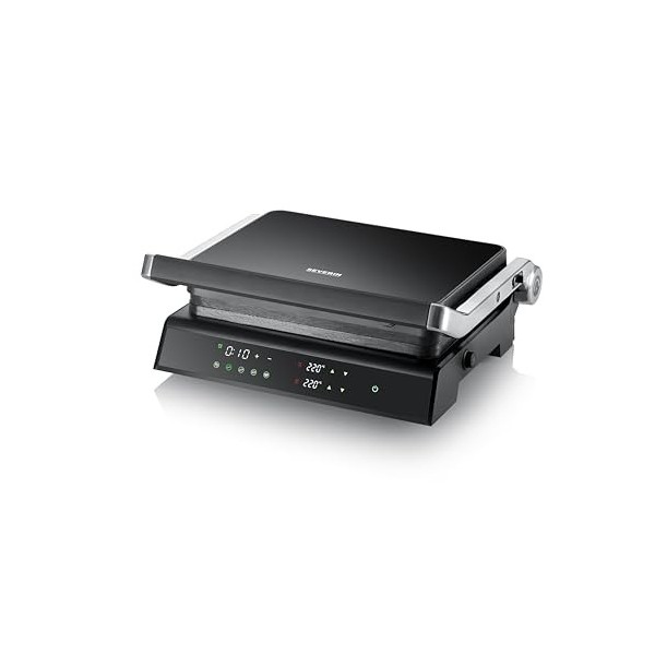 SEVERIN SEVINI COMFORT Multi-gril viande 5 programmes, Gril avec fonction plancha, Gril électrique multifonction pour légumes