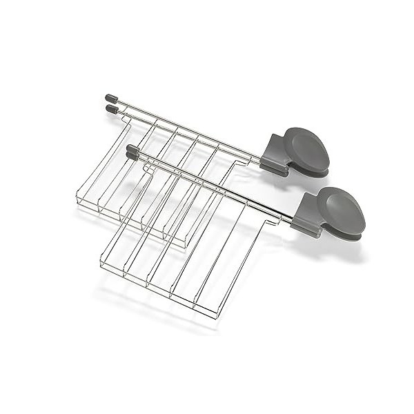 Tognana Iridea Wireless Toaster with Double Plug and Crumb Collector, Apple Red