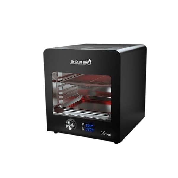 ARDES - ARBEEF01 Grill Beefer à Infrarouges ASADO - Grill Électrique Professionnel pour Cuisiner - Grill Avec Parois Cool Tou