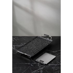 Swiss Home Dark - Grill 1800W Grill - 47 cm Surface de cuisson - Contrôle de chauffage à 5 niveaux - Conception de poignée à 