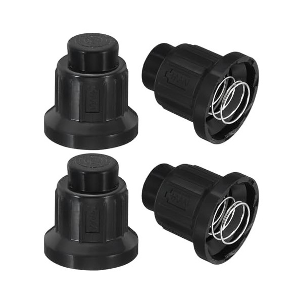 PATIKIL AAA Batterie Allumeur Capuchon 4pcs AAA Batterie Pousser Bouton Allumeur Bouchons Remplacement Interrupteur Gaz Grill