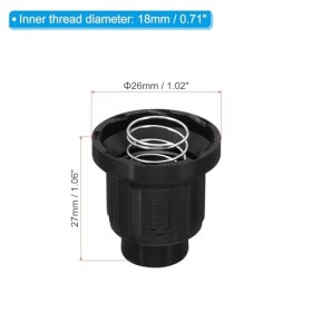 PATIKIL AAA Batterie Allumeur Capuchon 4pcs AAA Batterie Pousser Bouton Allumeur Bouchons Remplacement Interrupteur Gaz Grill