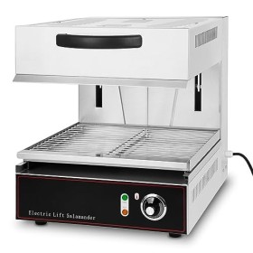 VERTES Gril Salamandre à Hauteur Réglable, Réglable 0-300°C, 2800 W Four Gastronomique pour Gratiner, Cuire, Caraméliser et M