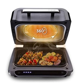 SOGO Grille et friteuse à air 4 l | Grill multifonction + Air Fryer SS-10130 1700 W