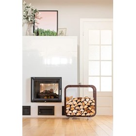 GrillSymbol Grill Symbol Panier in Acciaio corten Legno Leo, Marron Rouge, Regular