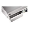 Royal Catering Plancha Electrique Lisse RCEG-55 48x55x24cm, 3.000W, protection antiéclaboussures, dispositif découlement