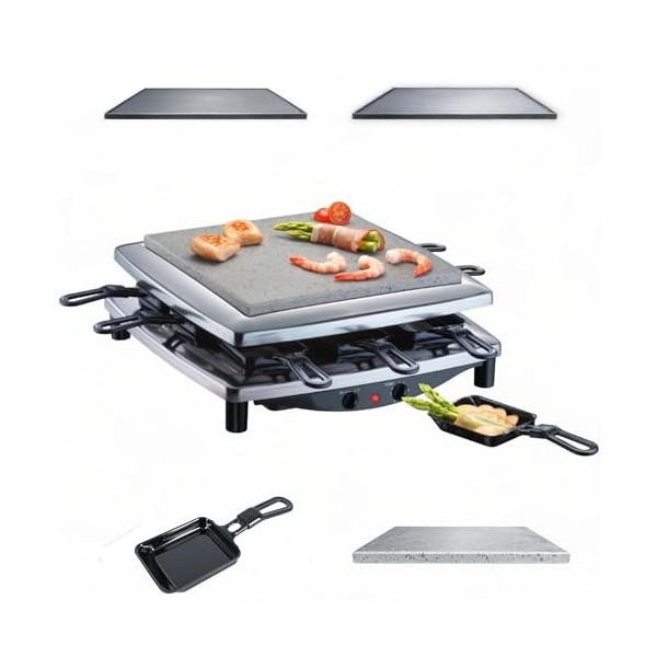 Steba Raclette RC 3 plus chrom, chrome
