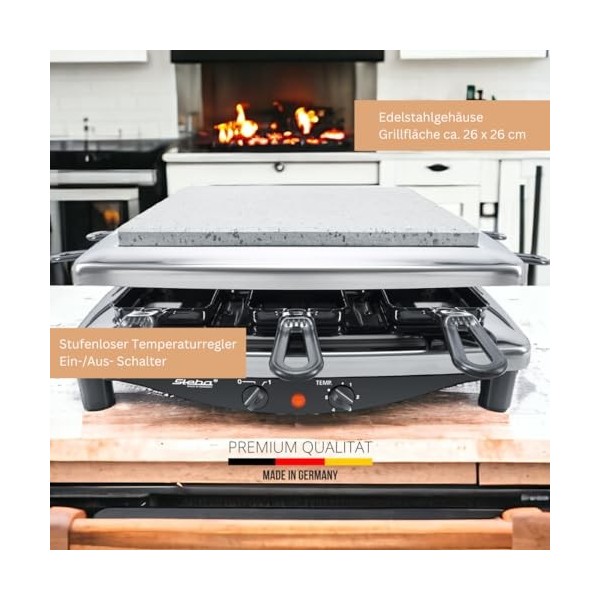 Steba Raclette RC 3 plus chrom, chrome