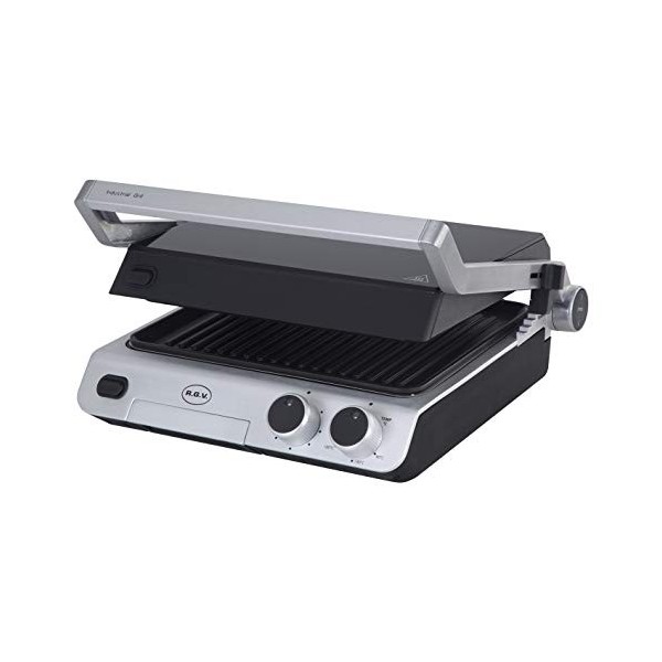 RGV Industrial Grill Grille de Contact de Table électrique 2000 W Acier Inoxydable