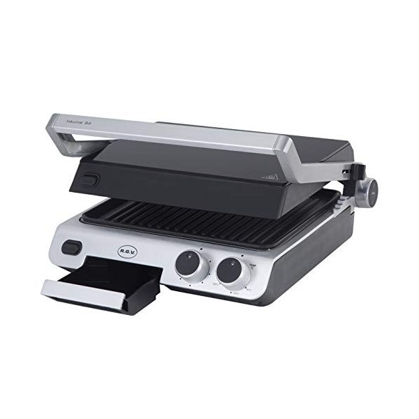 RGV Industrial Grill Grille de Contact de Table électrique 2000 W Acier Inoxydable