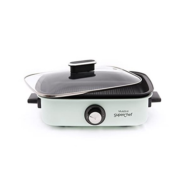 Multi Grill 5 en 1 Fer à rôtir, cuisiner à la vapeur, ragoûts, 1700 W de puissance