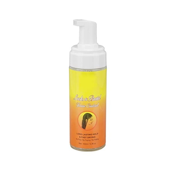 Braiding Mousse, Braid Mousse 150ml Élimine les Frisottis Longue Durée pour Twist