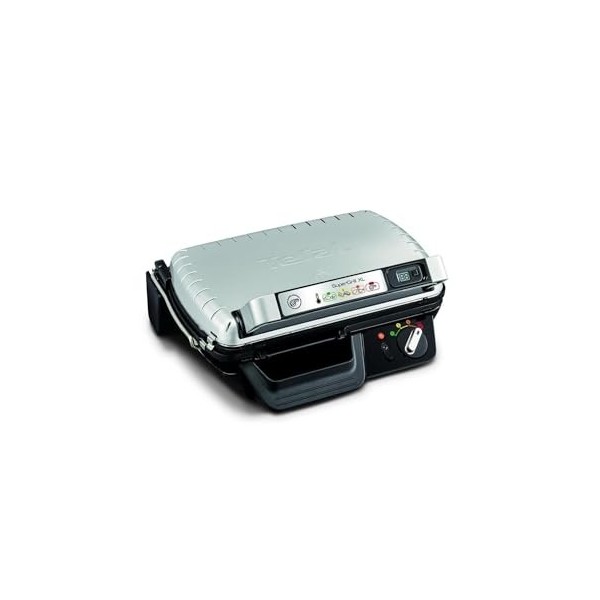 Tefal SuperGrill XL GC461B Table de grill électrique Noir, Métallique 2400 W - Barbecue 2400 W, Gril, Electrique, 110 cm², 2