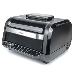 Korona 46160 Barbecue électrique |multifonctions 8 en 1| Friteuse à air chaud, four, four à pizza, fonction rôtissage, gril |