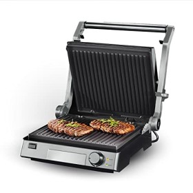 Müller Koch MK-6025 Grill de table en acier inoxydable 2000 W