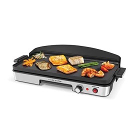 RIVIERA & BAR Plancha QPL345 Power zone, Negro, Acero Inoxidable