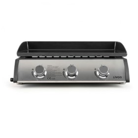 Plancha Gaz 7.5kw Plaque Acier Émaillée 61x38cm - DOC277