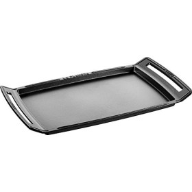 STAUB Plancha en Fonte, Rectangulaire, 38 x 25 cm, Noir Mat