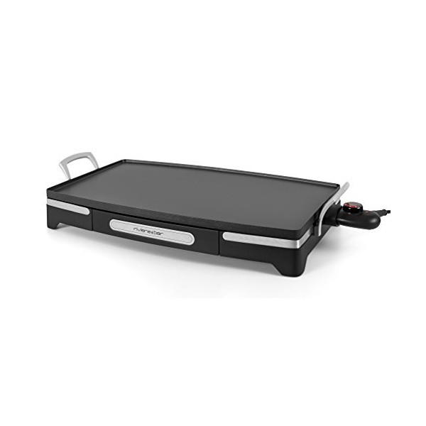 Riviera-et-Bar QP350A Plancha Extra Large, Noir