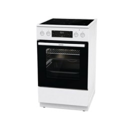 Gorenje GECS5C 60 WPA Cuisinière électrique avec plaque de cuisson vitrocéramique / 50 cm / 70 litres/GentleClose/Chauffage r