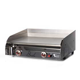 Plancha Tonio - Plancha Baila 6 à 12 personnes - Gaz Butane Propane - Plaque De Cuisson Inox - Caisson Inox - Allumage Piezzo