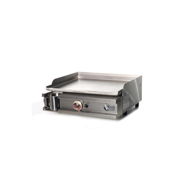 Plancha Tonio - Plancha Primo 2 à 6 personnes - Gaz Butane Propane - Plaque De Cuisson Inox 4 mm – Caisson Tout Inox – 2100 W