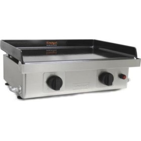 Simogas EPM-75.11 Plancha à Gaz avec 2 Brûleurs Fer INOX 80,3 x 45 x 25 cm 6,6 KW