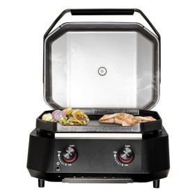 cozze® - Plancha de Cuisson Haute Performance en Fonte - Parfait pour Prawns, Smashburgers, et Plus - Design Élégant, 60 x 59