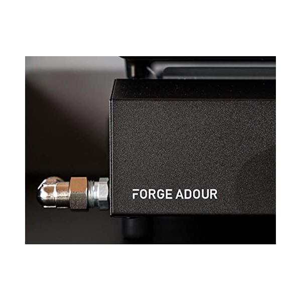 Forge Adour Plancha gaz 2700w plaque fonte émaillé 37.5x37.9cm baseg45a