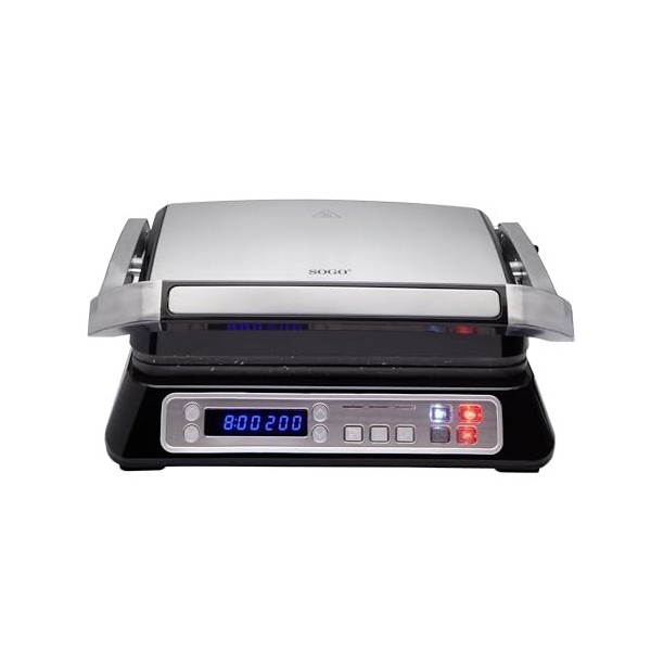PLANCHA GRILL PANTALLA DIGITAL - 4 REBANADAS - 2000W